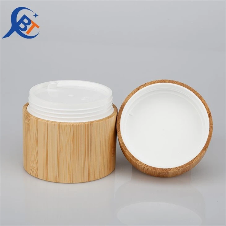 Cosmetic Packaging Bamboo Jars