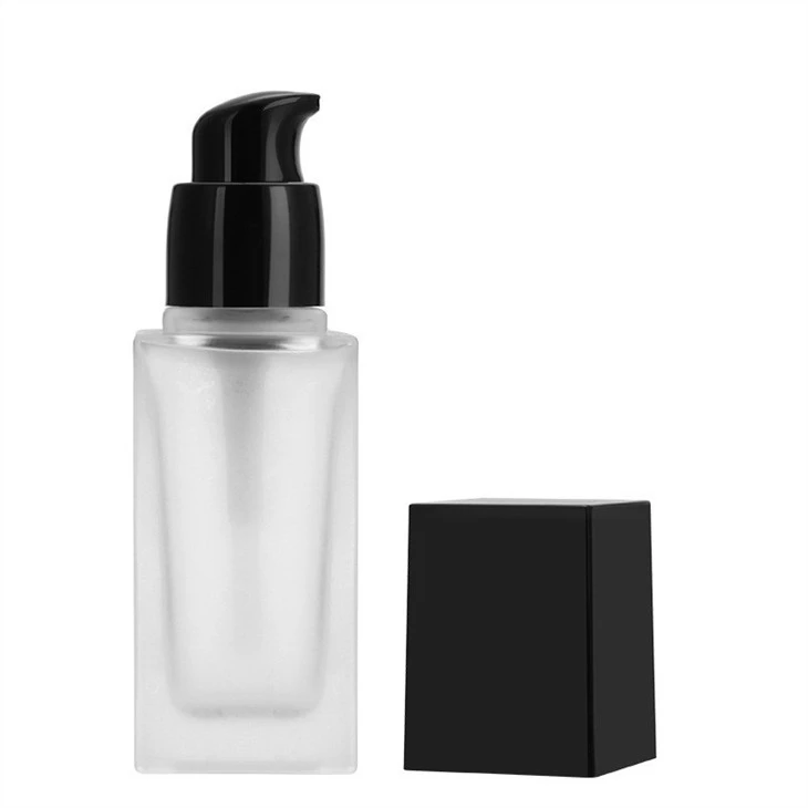 empty foundation bottle with pump