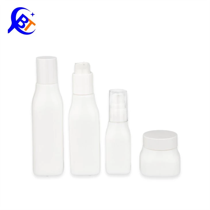 Cosmetic Containers White Porcelain Lotion Bottle