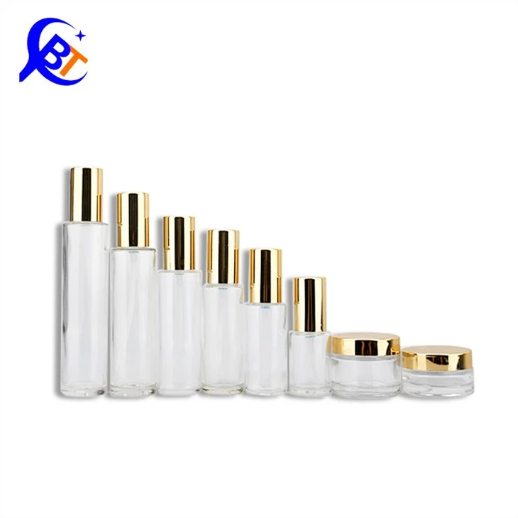 Glass Essence Lotion Pump Bottle