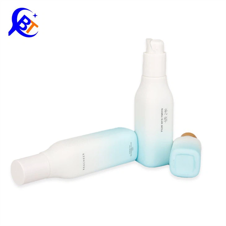 Skin Care Lotion Square Ceramic Bottle