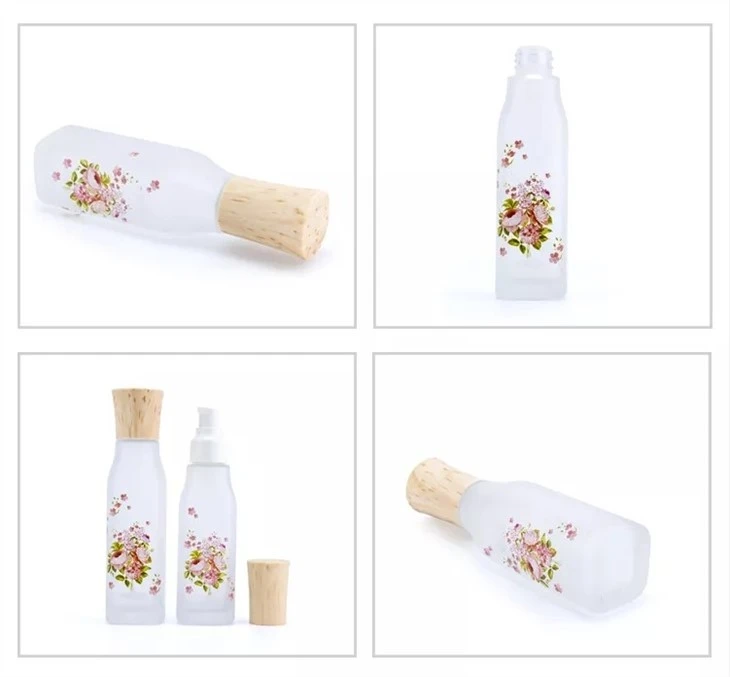 Bamboo Cosmetics Cream Bottle