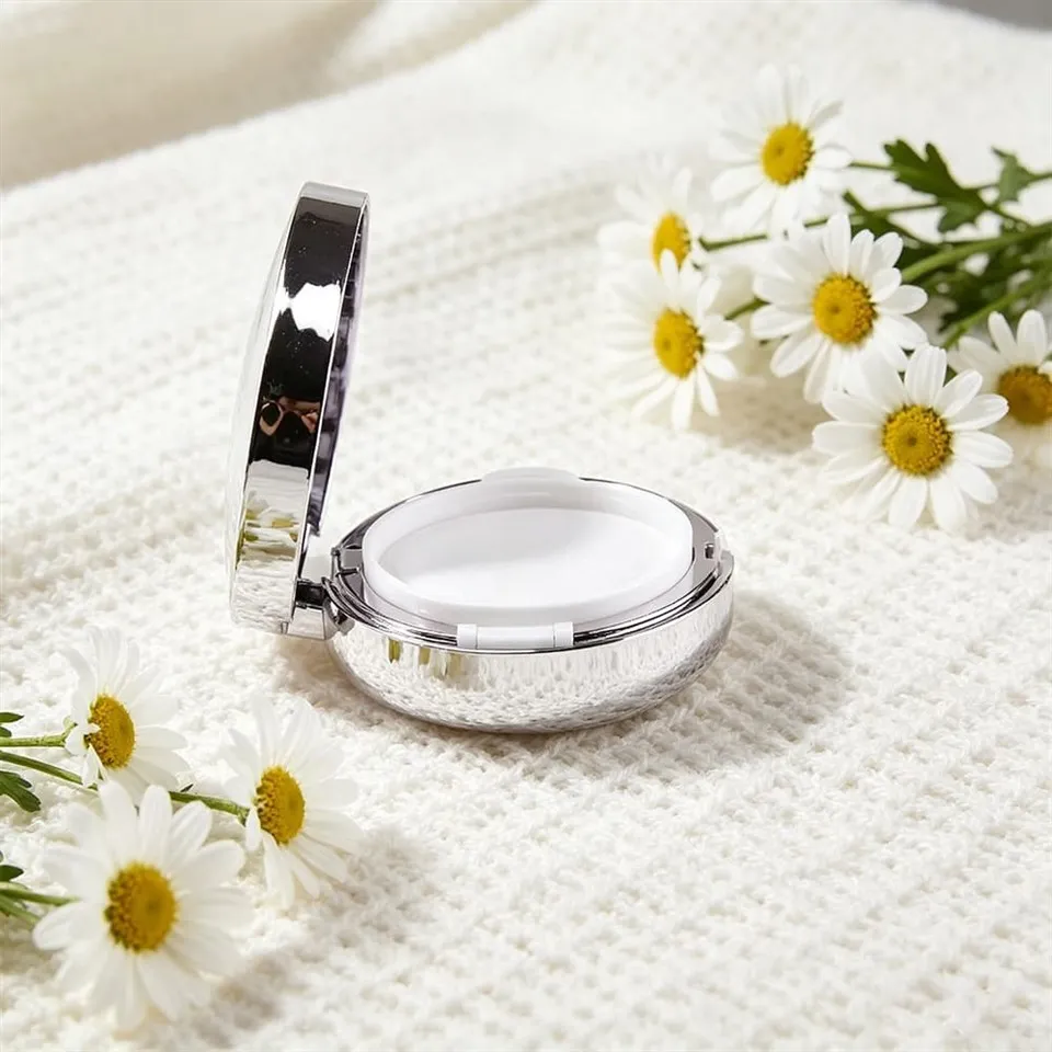 15g Empty Air Cushion Compact With Mirror, Refillable Plastic Case For BB CC Cream & Foundation suppliers