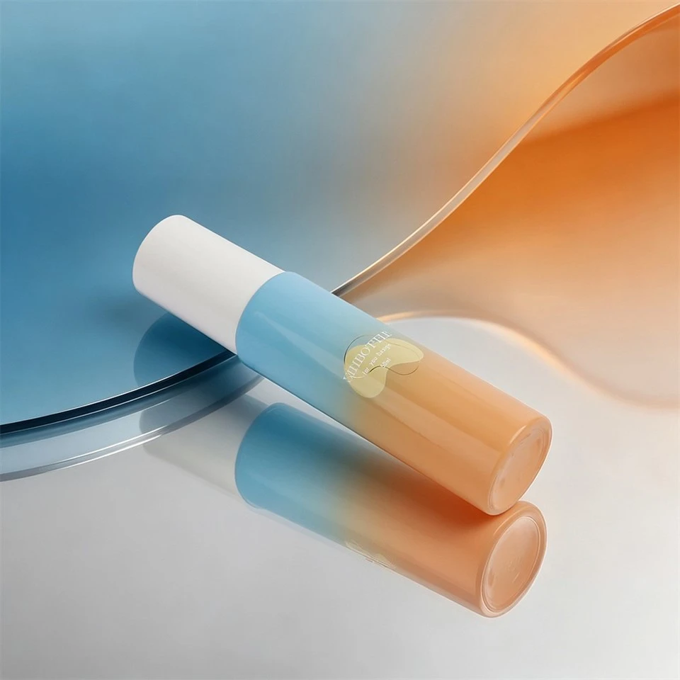 50ml Gradient Blue Orange Empty Spray Bottle Custom Logo Cosmetic Fine Mist Sprayer Bottle For Toner Makeup Setting Spray high quality