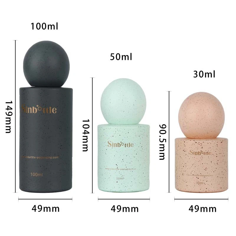 Custom Body Lotion Skin Care Bottle Glass Containers Airless Pump Cosmetic Skincare Packaging Frost Glass Bottles With Lids