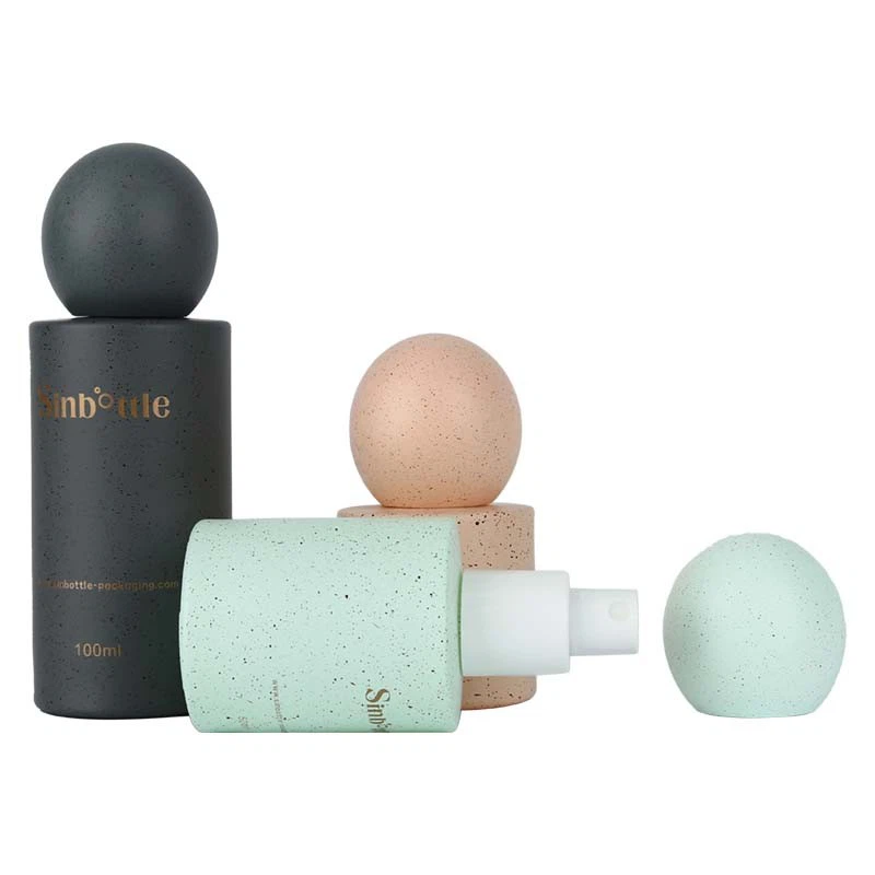 Custom Body Lotion Skin Care Bottle Glass Containers Airless Pump Cosmetic Skincare Packaging Frost Glass Bottles With Lids