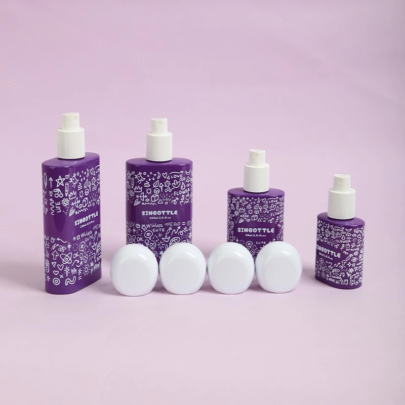 Custom Square Glass Bottle Set For Cosmetic Skincare Packaging 30ml 50ml 100ml 120ml best