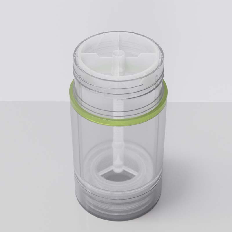 Empty Plastic Perfume Bottle Cosmetic Packaging Solid Balm Container With Screw Cap And Pusher Customizable Appearance