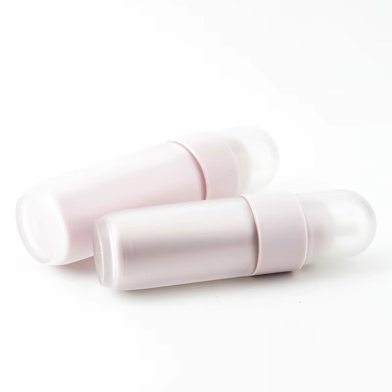 Luxury 50g Cosmetic Frosted Lotion Pump Bottles 30ml Refillable Airless Pump Bottle Body Cream Packaging Containers Popular price