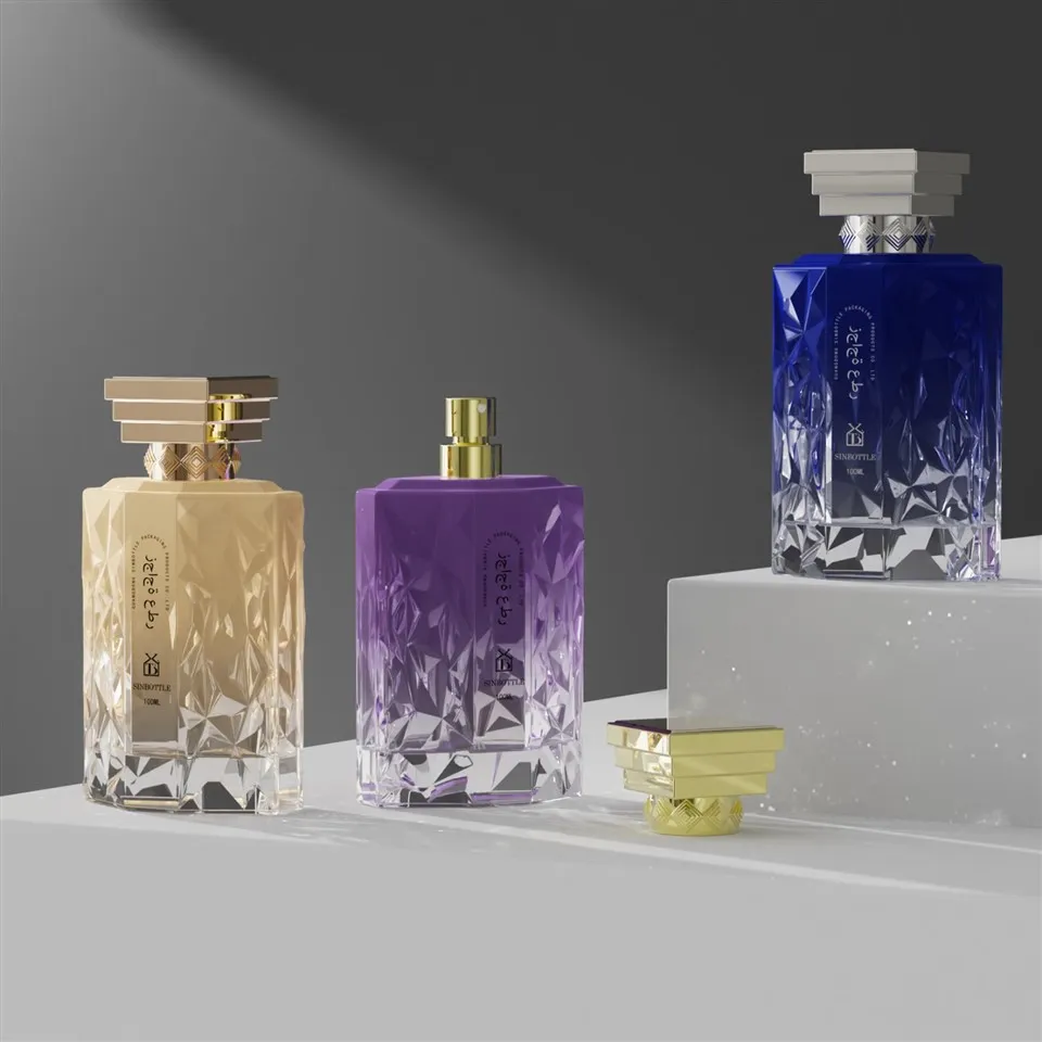 Modern Minimalist 100ml Perfume Bottle | Premium Glass & Refined Design suppliers