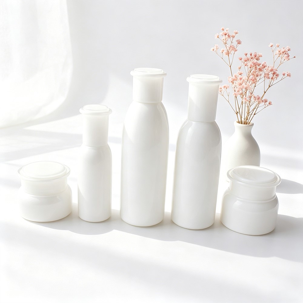 Luxury Body Skincare Lotion Glass Jars set 09 Luxury Body Skincare Lotion Glass Jars set 09