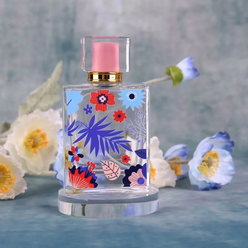 3D Printed Square Glass Perfume Bottle 01 3D Printed Square Glass Perfume Bottle 01