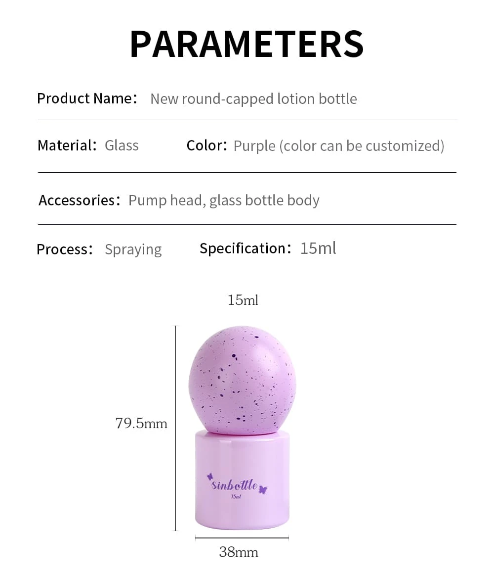 Glass Lotion Pump Bottle 3