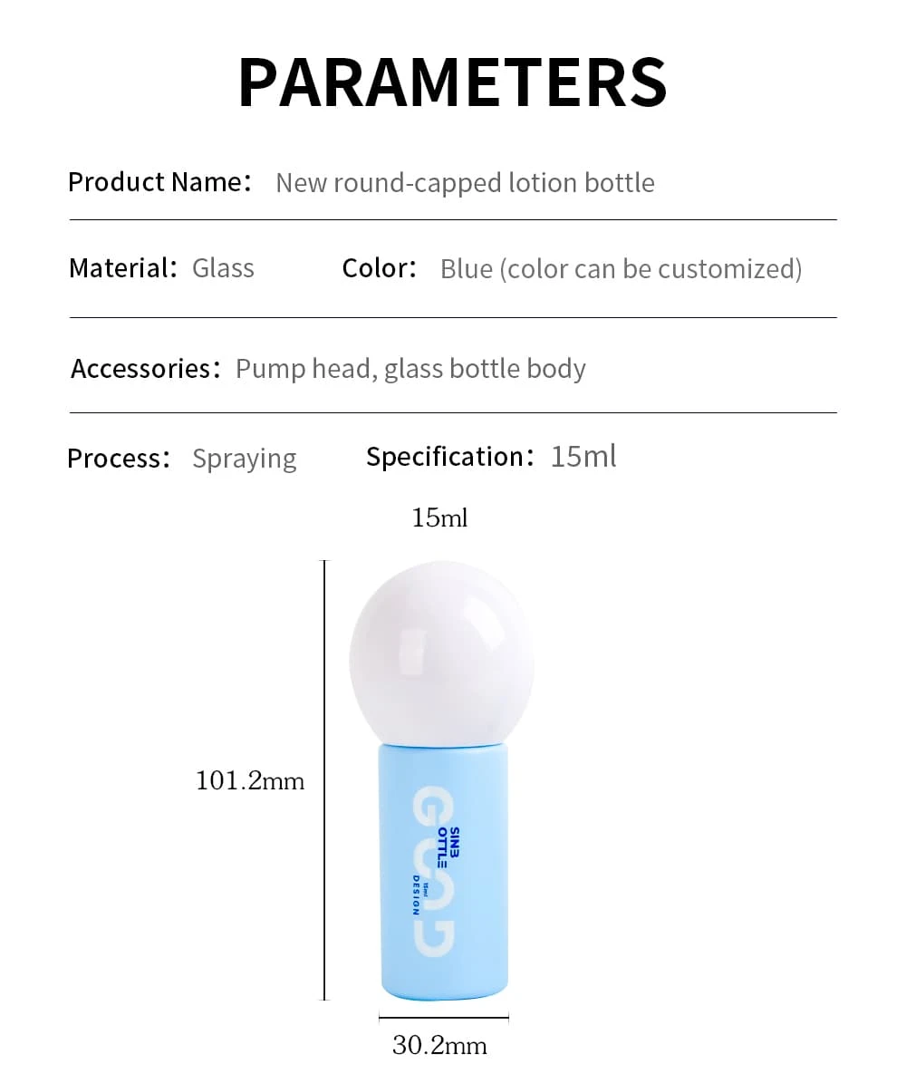 Glass Lotion Pump Bottle 3