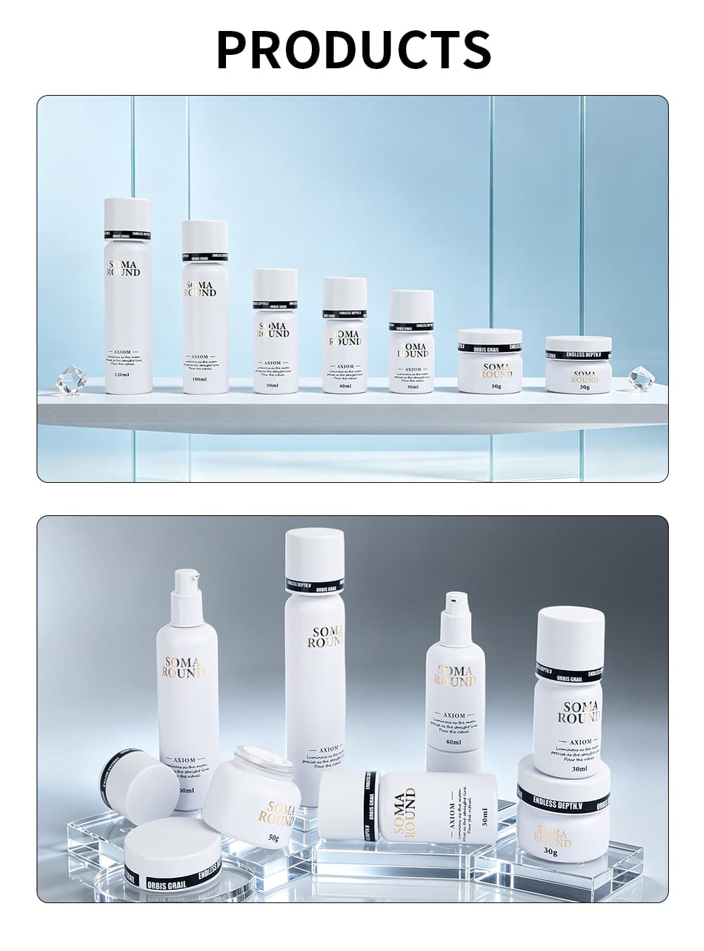 Cosmetic Glass Bottle 5 Cosmetic Glass Bottle 5