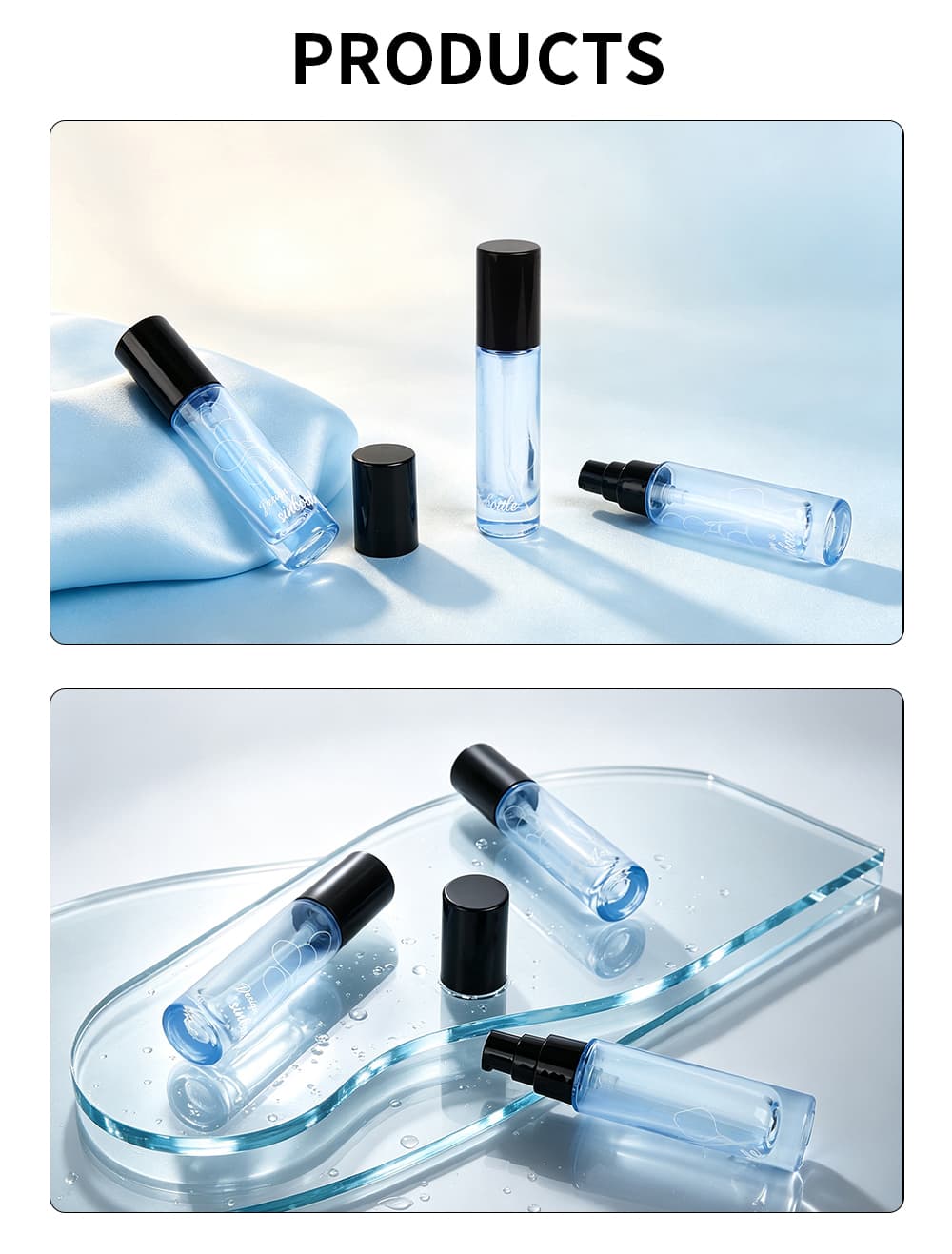Cosmetic Glass Lotion Pump Bottle 11 Cosmetic Glass Lotion Pump Bottle 11