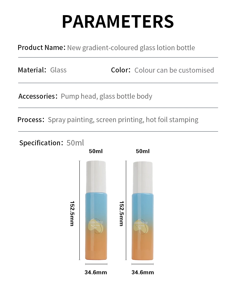 Cosmetic Glass Bottle 02 Cosmetic Glass Bottle 02