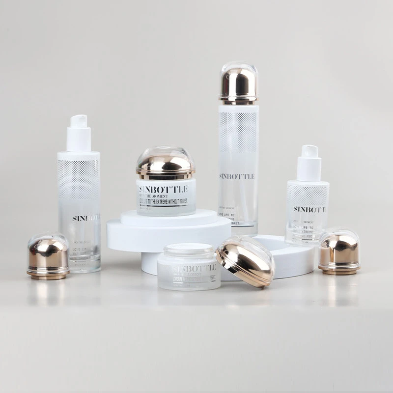 Sinbottle Customized Bionic Jellyfish Appearance Design Skin Care Product Set Bottle Luxury High End Cosmetic Packaging Set