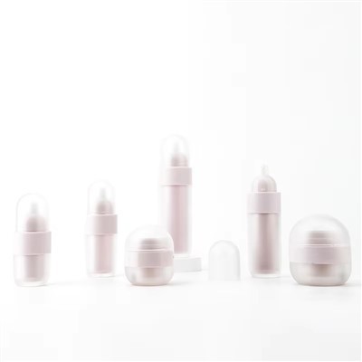 Luxury 50g Cosmetic Frosted Lotion Pump Bottles 30ml Refillable Airless Pump Bottle Body Cream Packaging Containers Popular