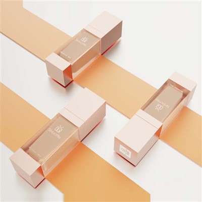 30ml Square Thick Bottom Glass Liquid Foundation Bottle Cosmetic Lotion Bottle Supports Customization