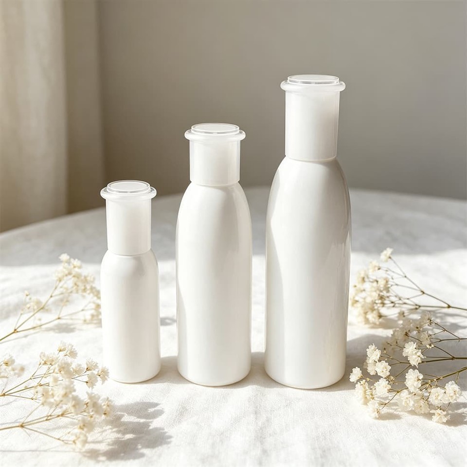 Matte White Glass Skincare Bottle & Jar Set | 30g/50g/40ml/100ml/120ml For Lotion & Cream Packaging high quality
